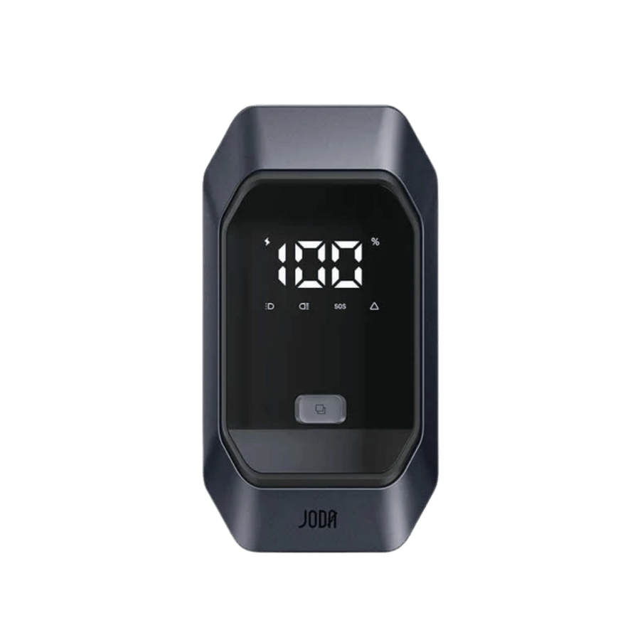 جهاز اشتراك بطارية JODA (جامب ستارتر) 8000mAh مع باور بانك وكشاف – أسود