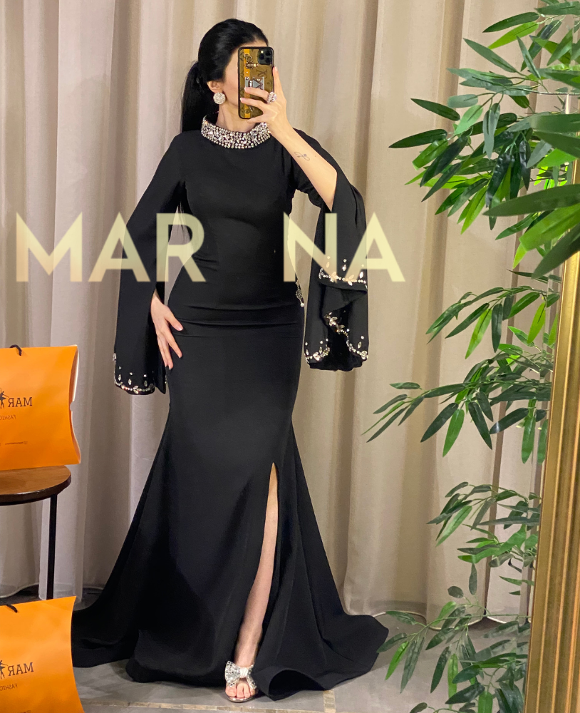 Shiar Dress (Barbie dress with embroidered neckline and sleeves)