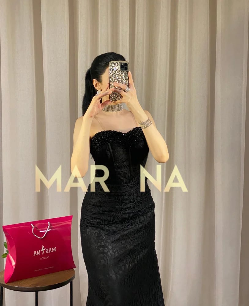 Ivano dress (lace dress with embroidered bodice)