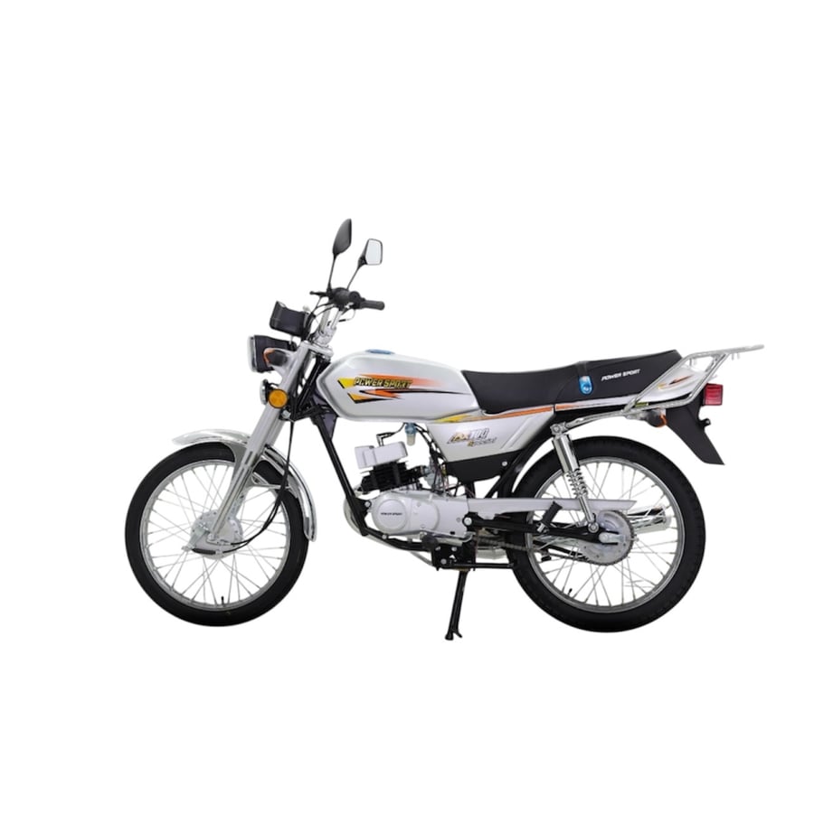 AX100 silver color power sport motorcycle