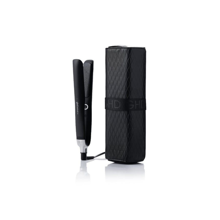 GHD gift set, platinum+ hair straightener, with brush