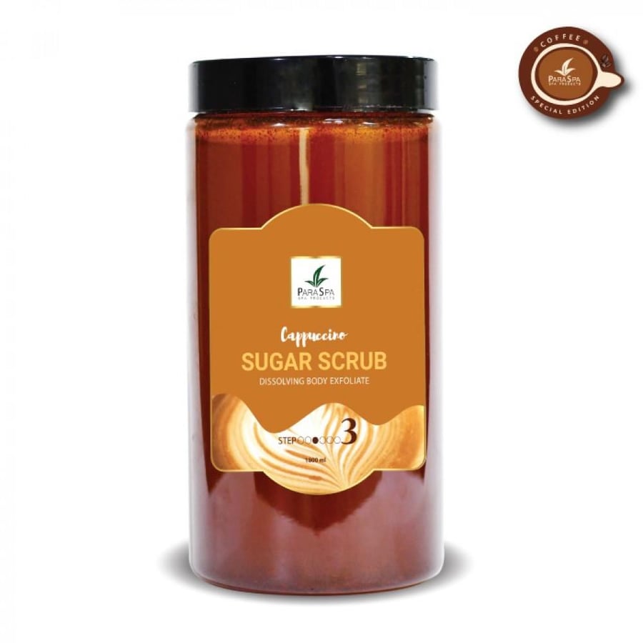 Sugar scrub with cappuccino flavor 3