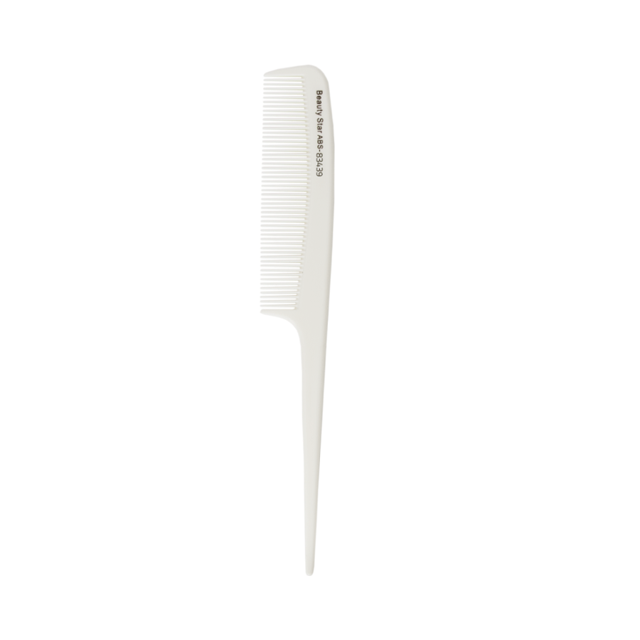 Beauty Star white hair comb ABS-83439