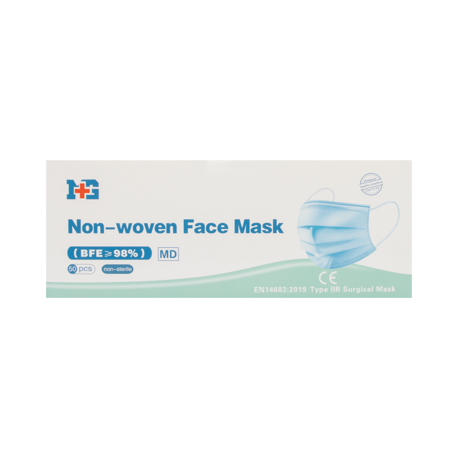 Blue masks, 50 pieces
