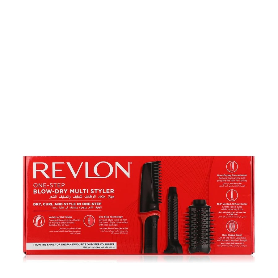 Revlon hair dryer and styler One Step multi-head - black