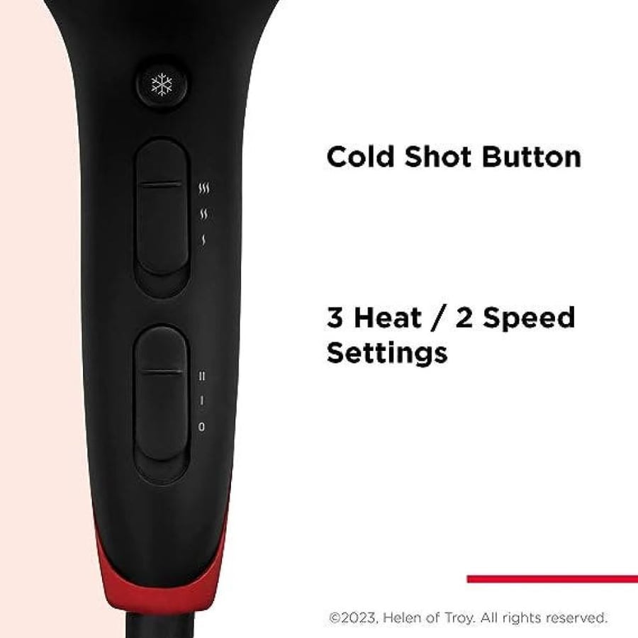 Revlon hair dryer enhanced with coconut oil - hair thickening and easy styling RVDR5317ARB