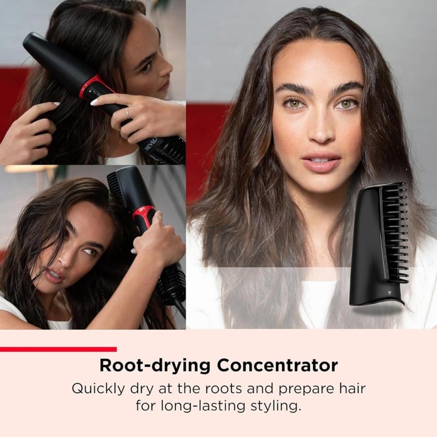 Revlon hair dryer and styler One Step multi-head - black