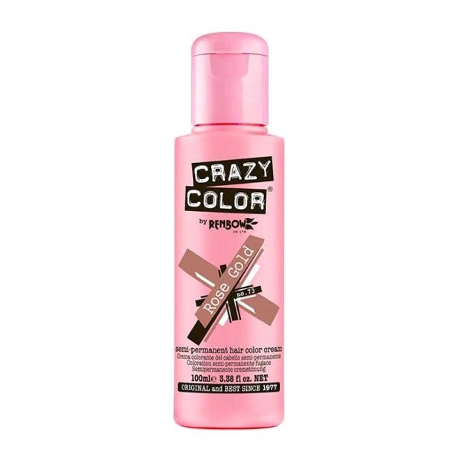Crazy Color semi-permanent hair dye - Rose Gold - Number 73 - 100 ml
