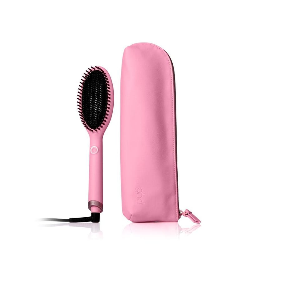 GHD hairbrush, heat, slide, pink color