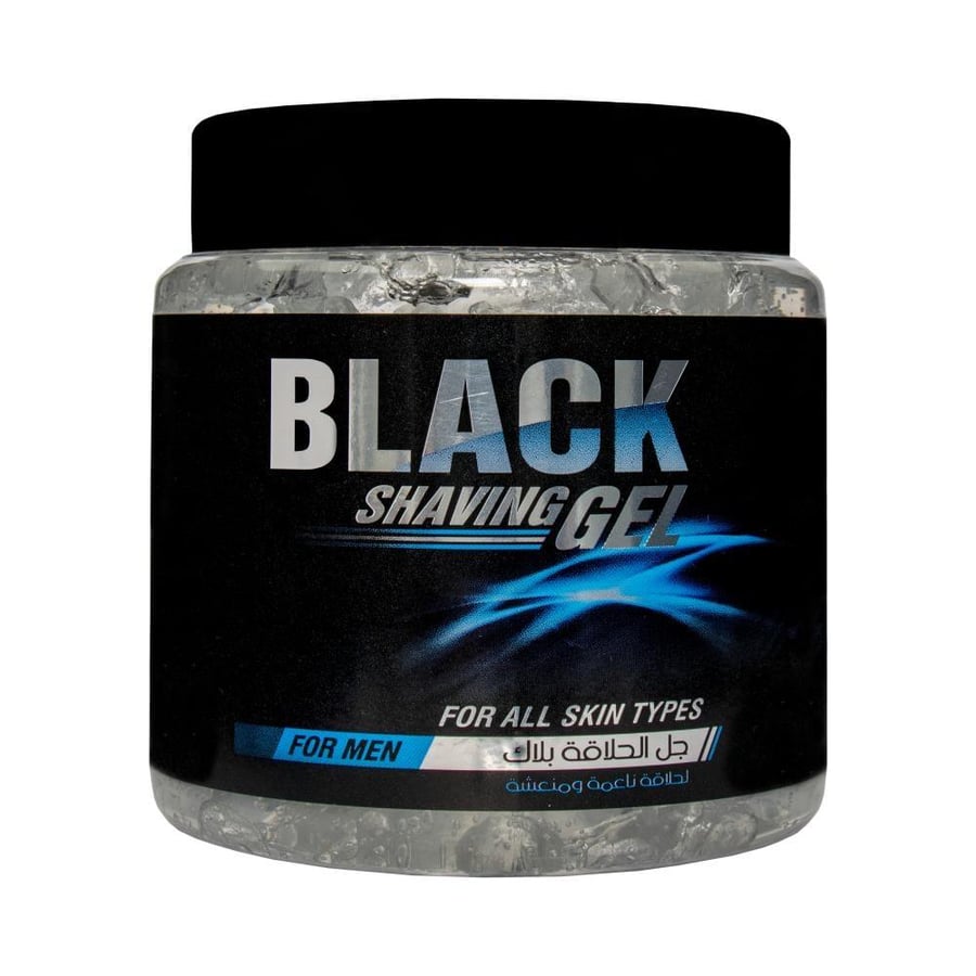 Black | Men's shaving gel | 600 ml