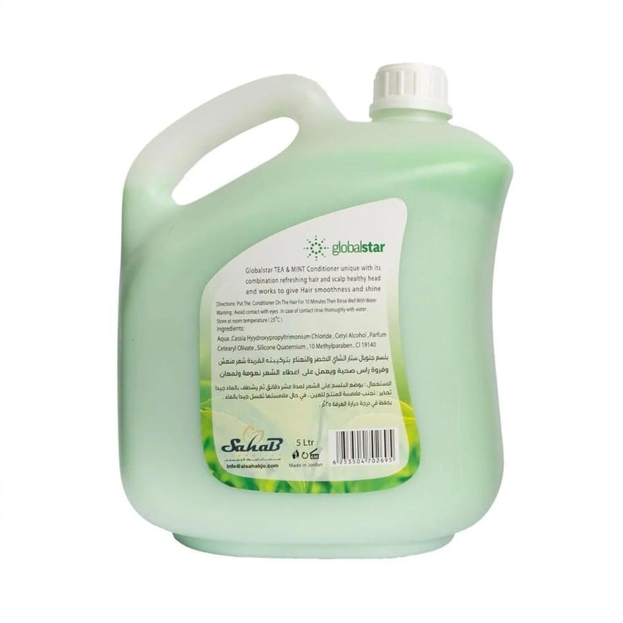 Global Star Hair Conditioner with Tea and Mint 5 liters