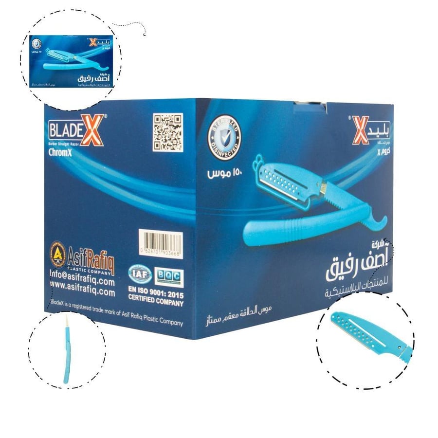 Bladex Chrome X razor blades (head razor) 150 pieces