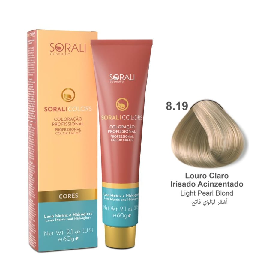 Soralie light blonde rainbow gradient gray -8.19