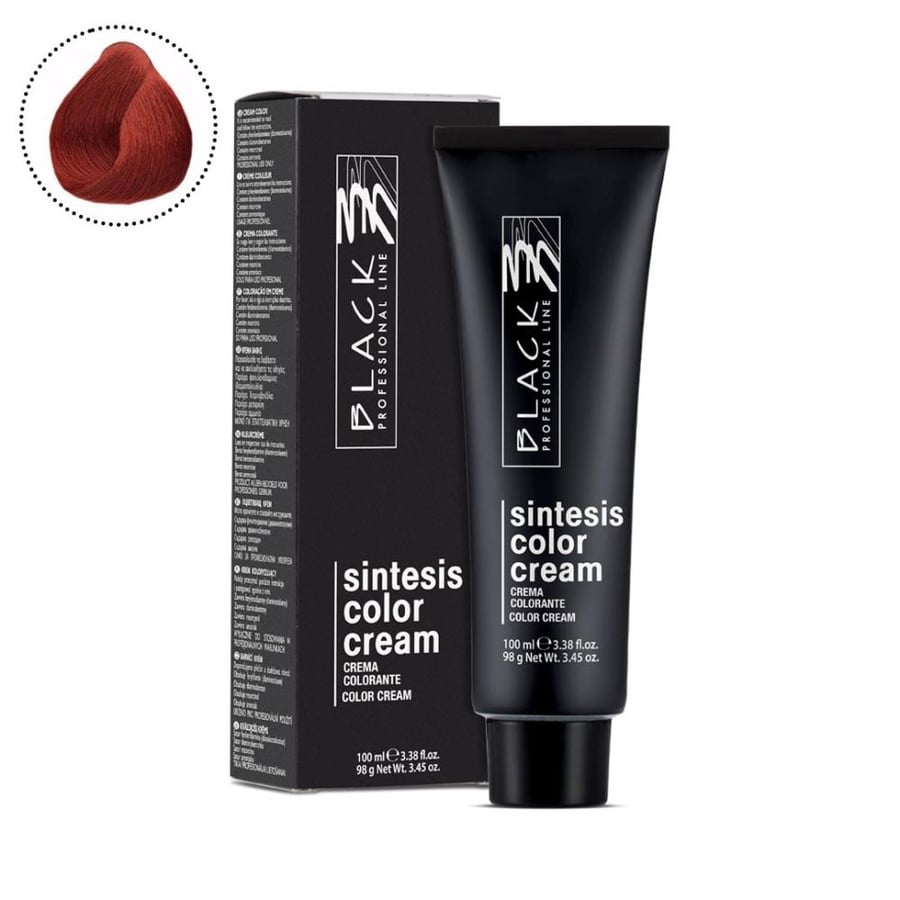 Black hair dye bronze 5.04