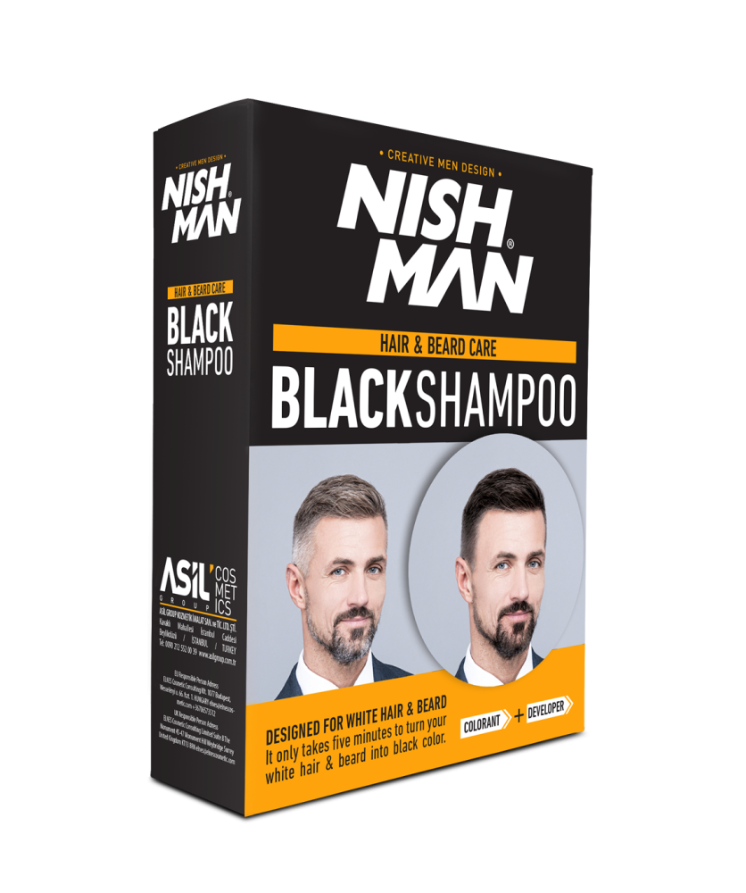 Nishman hair dye for hair and beard 200 + 200 ml