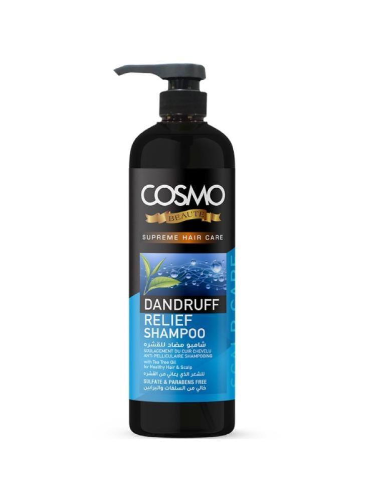 Tea tree oil shampoo for dandruff - sulfate free from Cosmo, 1000 ml