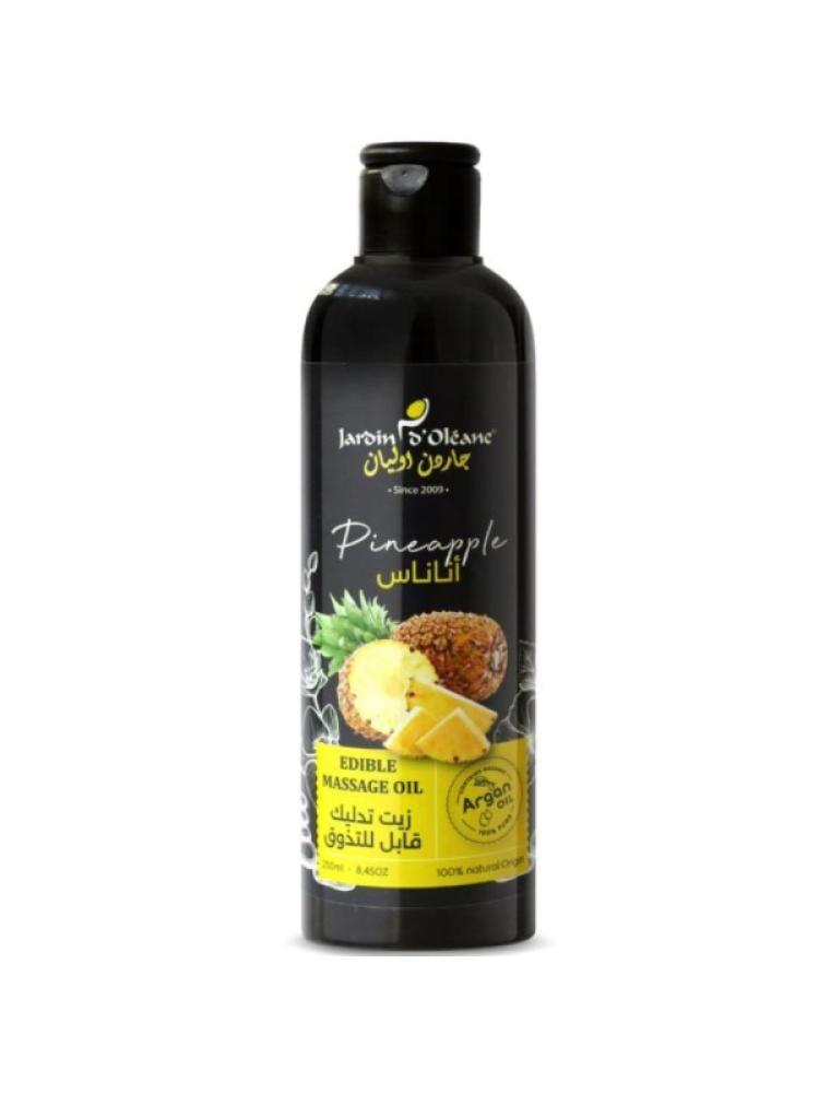 Garden Olayan - Tasty massage oil with pineapple, 250 ml