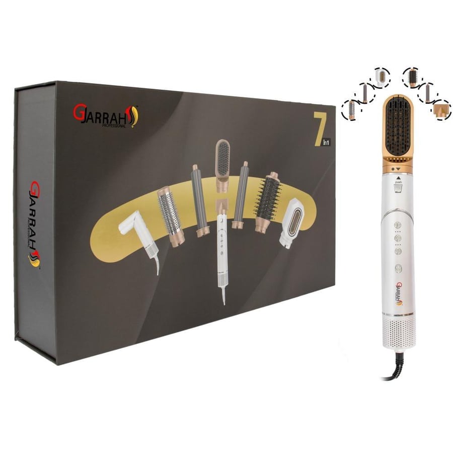 Hairdresser brush hairdryer 7 in 1 (seven attachments) GJ-3226
