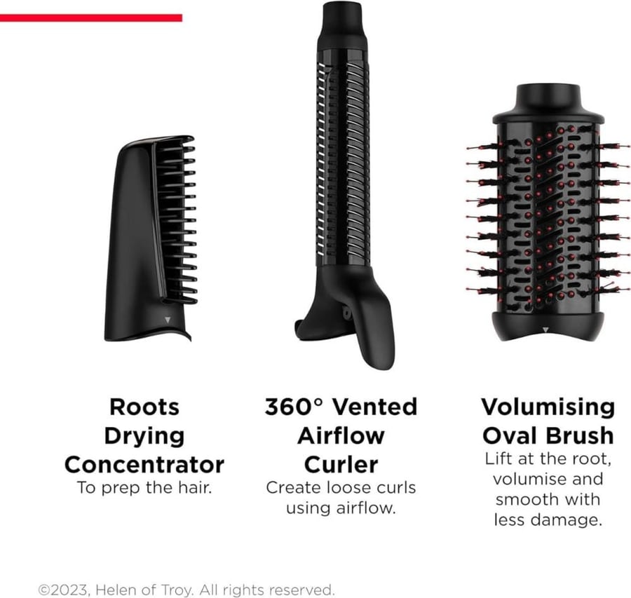 Revlon hair dryer and styler One Step multi-head - black