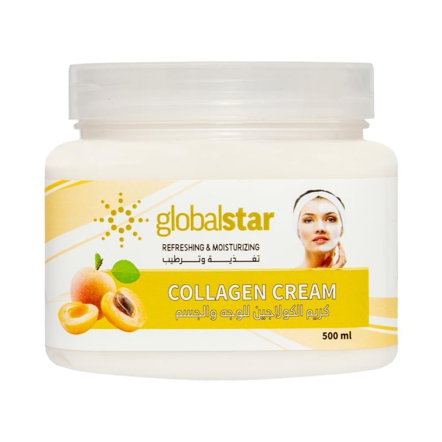 Global Star Collagen Cream for Face and Body 500 ml