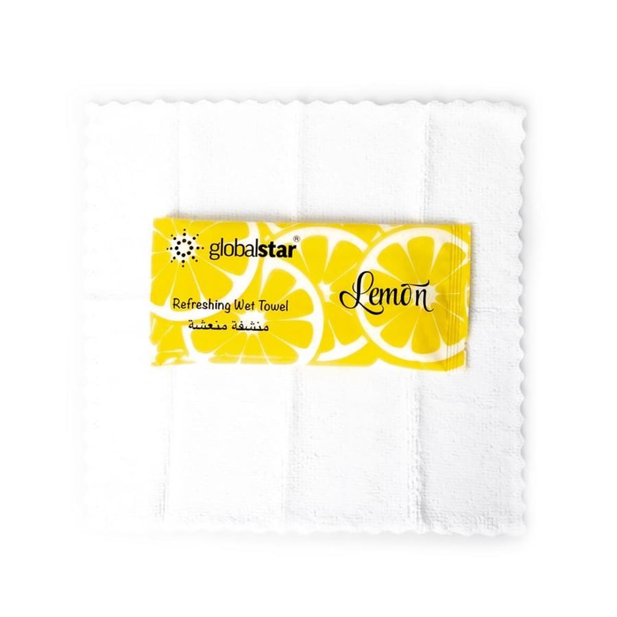 Lemon makeup remover tissue | Global Star | 25 pieces