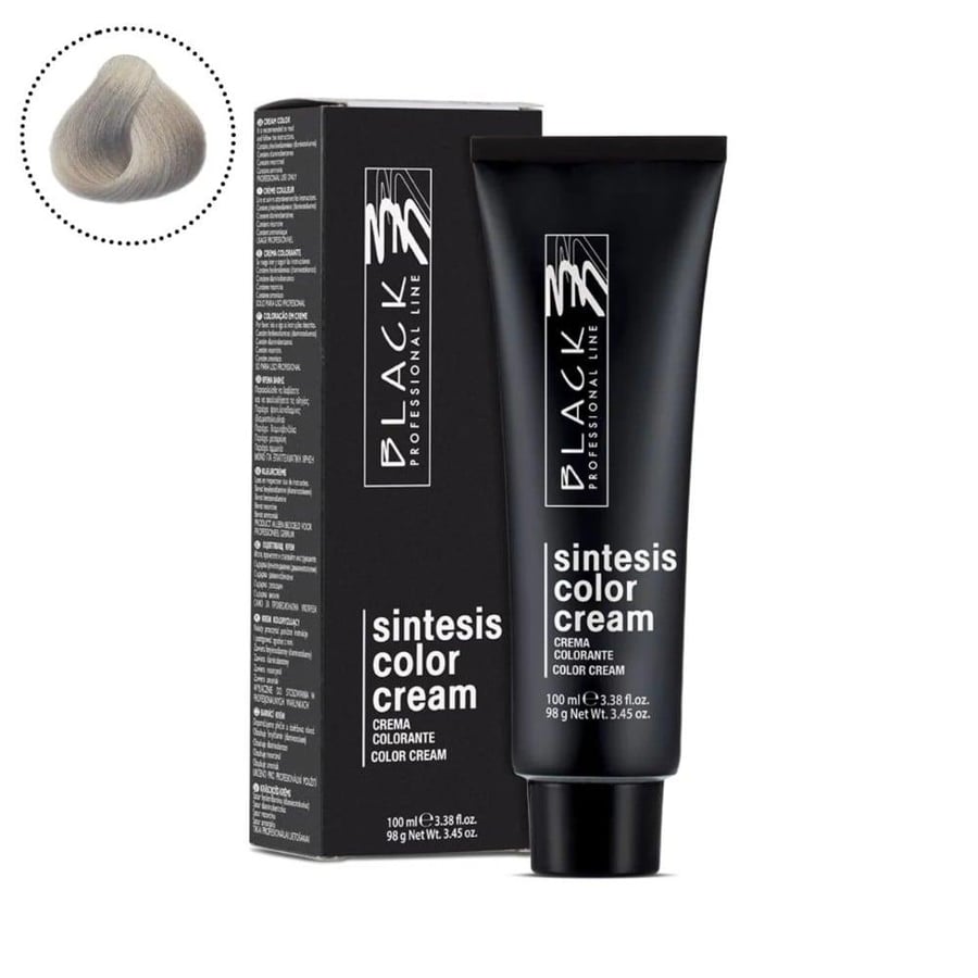 T1 Black hair dye color platinum gray