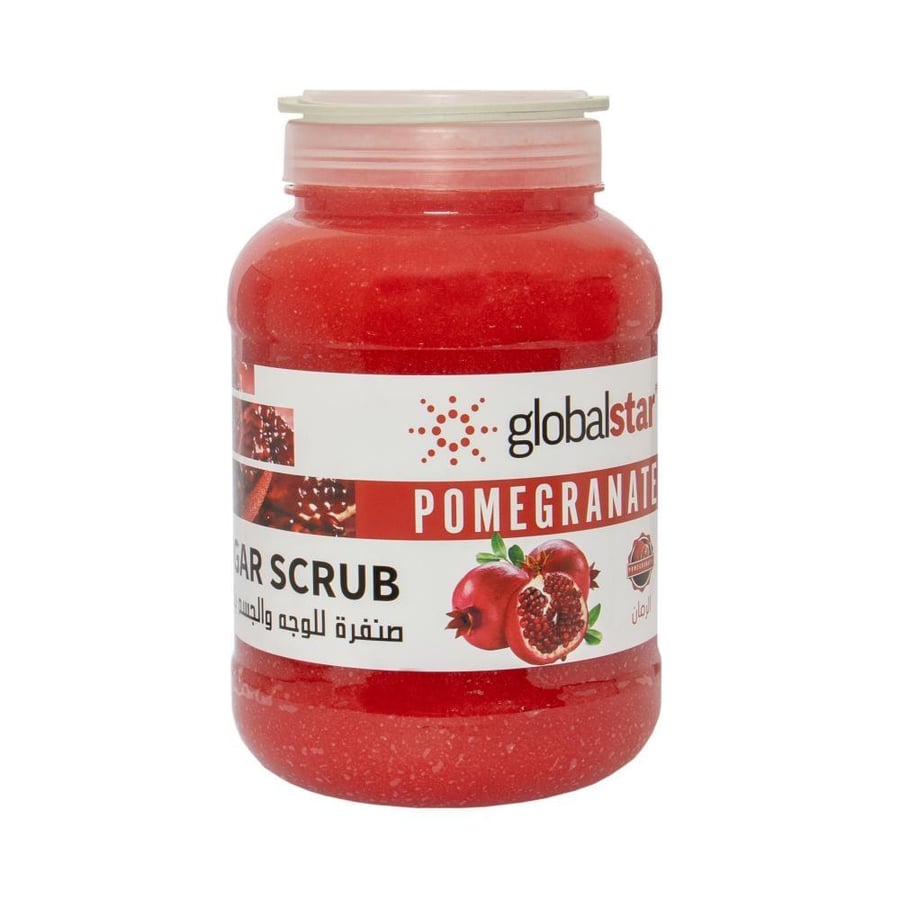 Global Star Sugar Scrub for face and body with pomegranate 5 kilograms