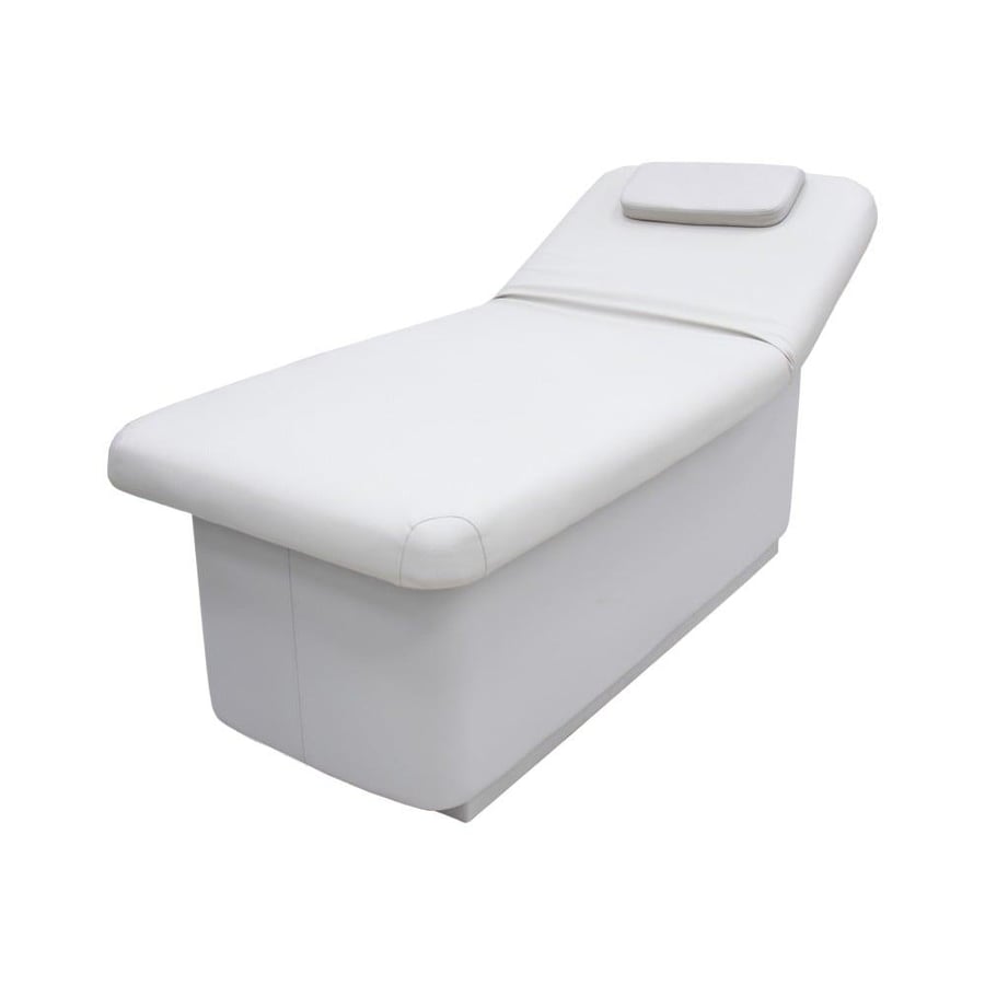 Massage bed with chair, gray color 8715