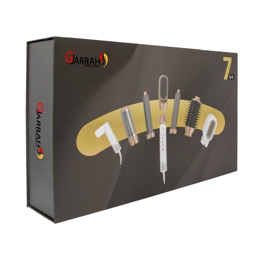 Hairdresser brush hairdryer 7 in 1 (seven attachments) GJ-3226