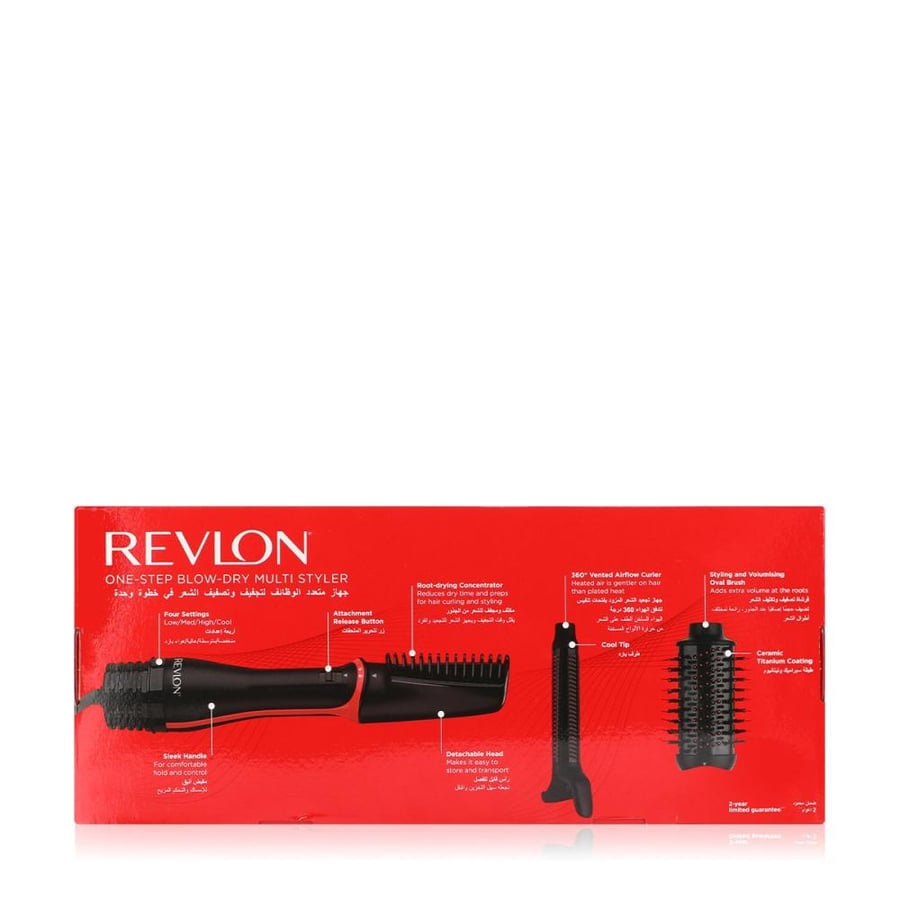 Revlon hair dryer and styler One Step multi-head - black