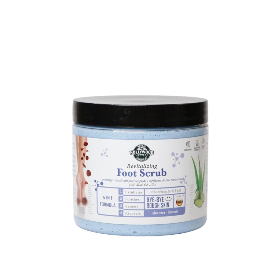 Lemon and aloe foot scrub from Hollywood