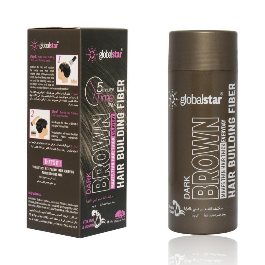 Global Star Intensive Hair Fibers Dark Brown 22 g