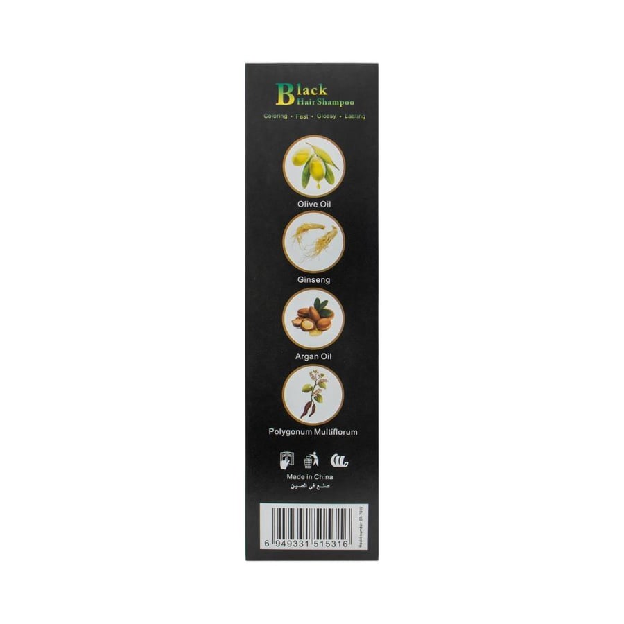 Hair dye shampoo from Choise Salon for both genders, black color