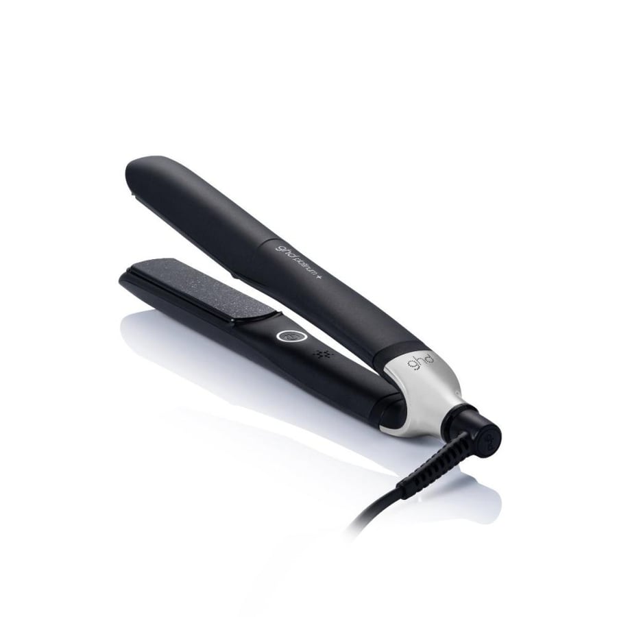 GHD gift set, platinum+ hair straightener, with brush