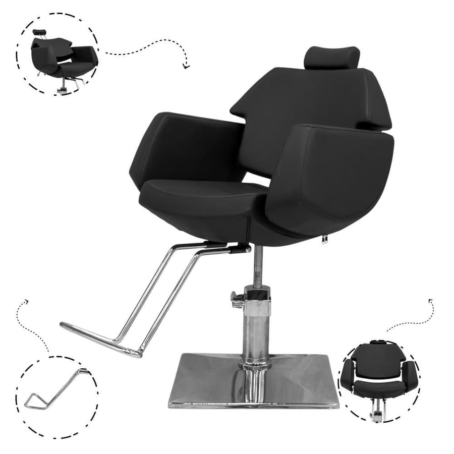 Multi-purpose beauty chair black color from Global Star