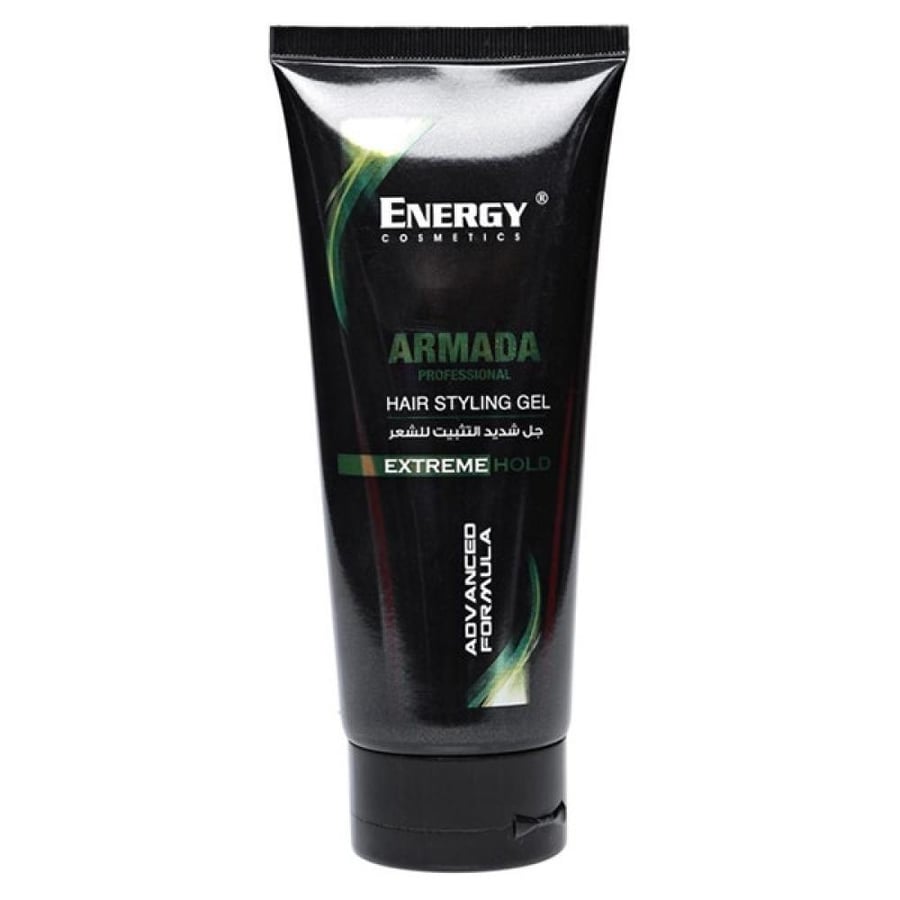 Gel Armada green for hair styling, very strong, 200 ml