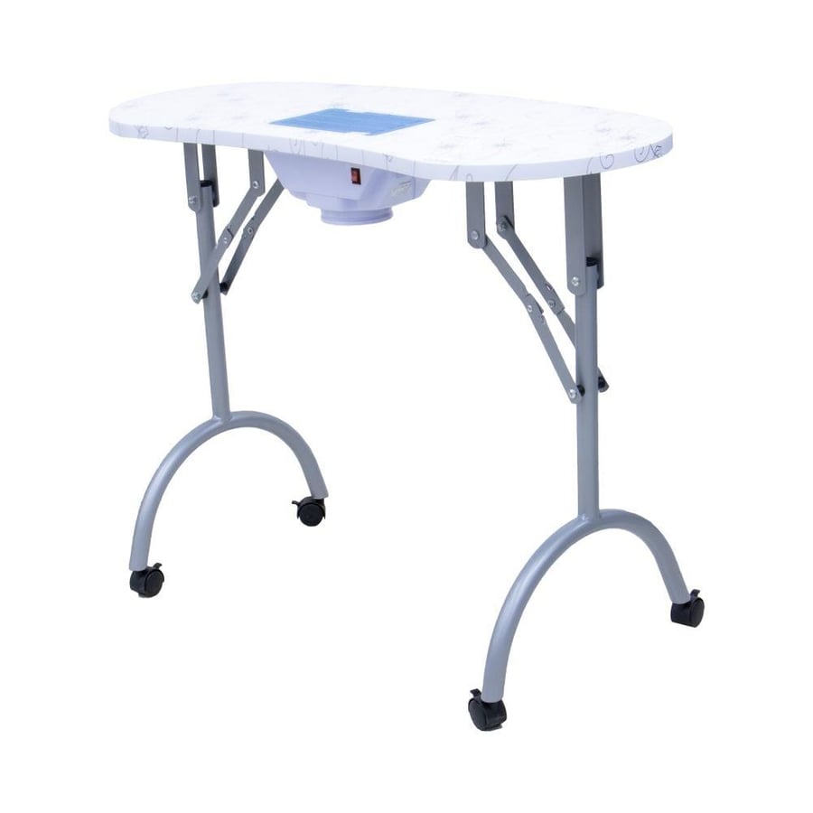 Manicure table equipped with nail dryer - White AW-225P