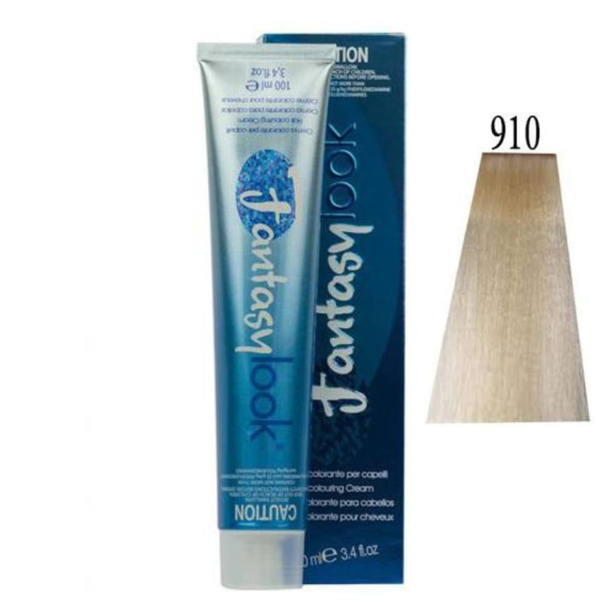 Fantasy hair dye blonde natural super platinum 910