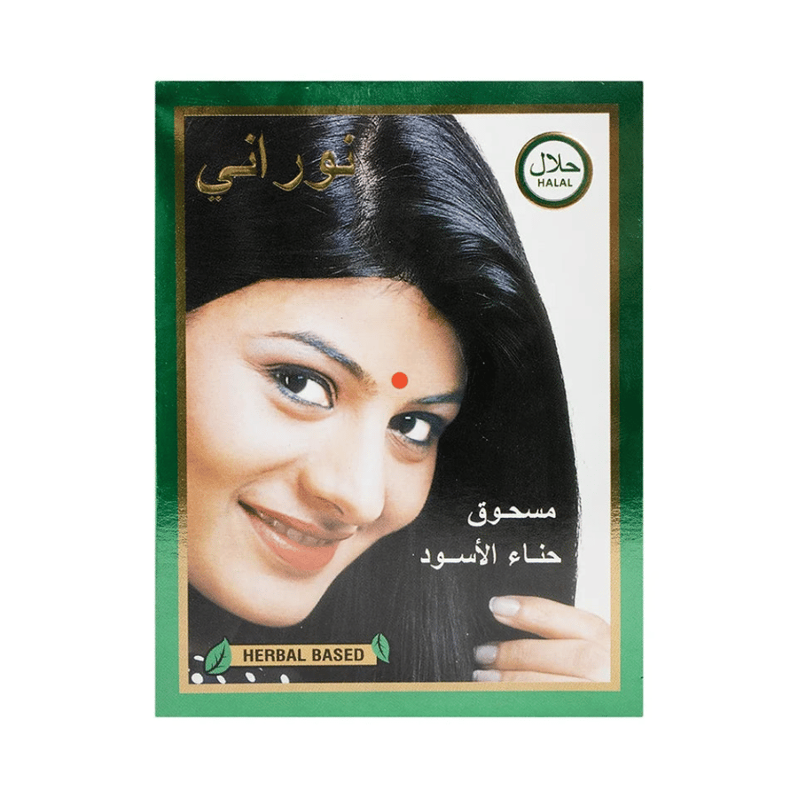 Luminous hair henna black