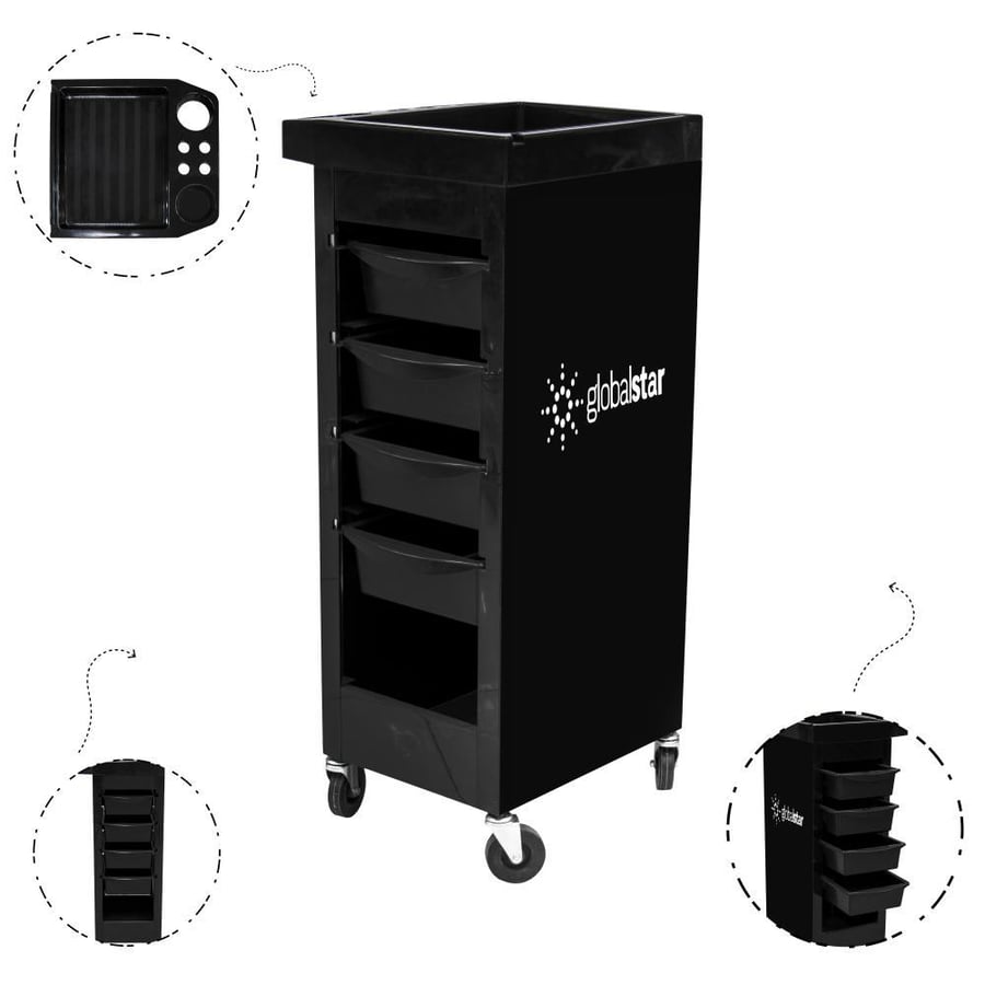 Global Star - Car (Trolley) for storing operator tools, 4 drawers - A8B