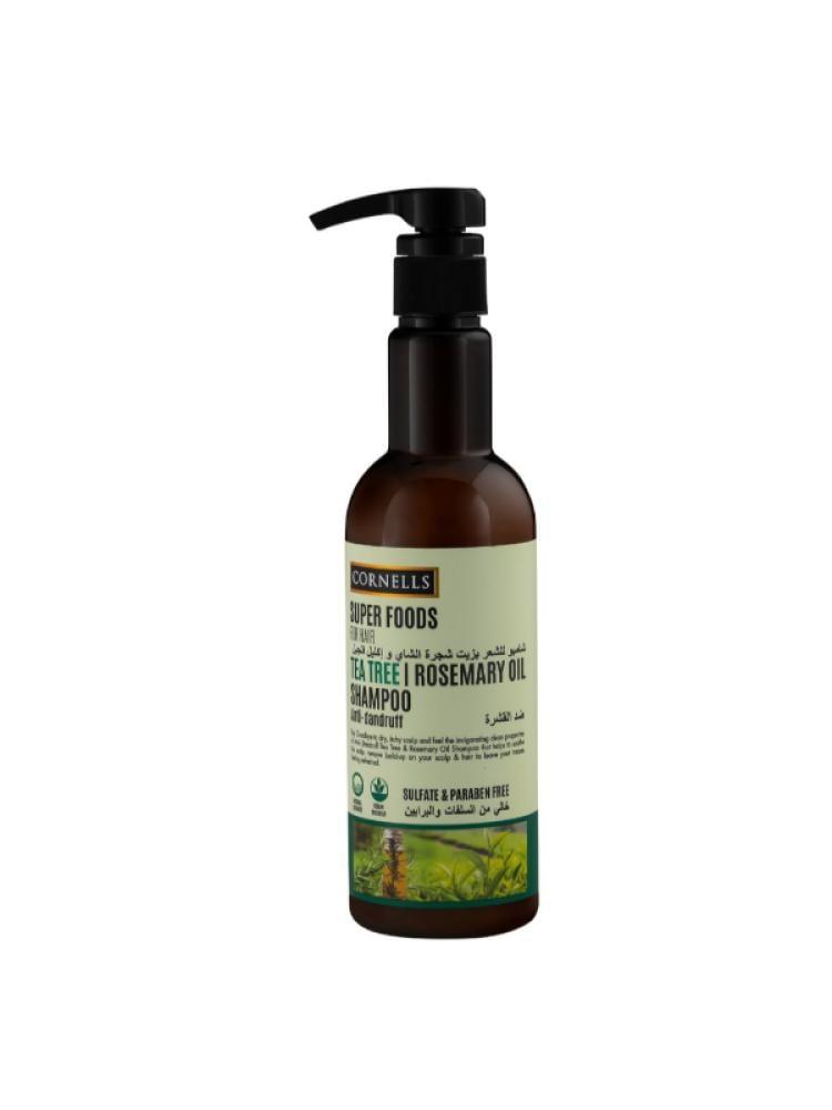 Superfoods shampoo tea tree oil and rosemary from Cornells, 500 ml