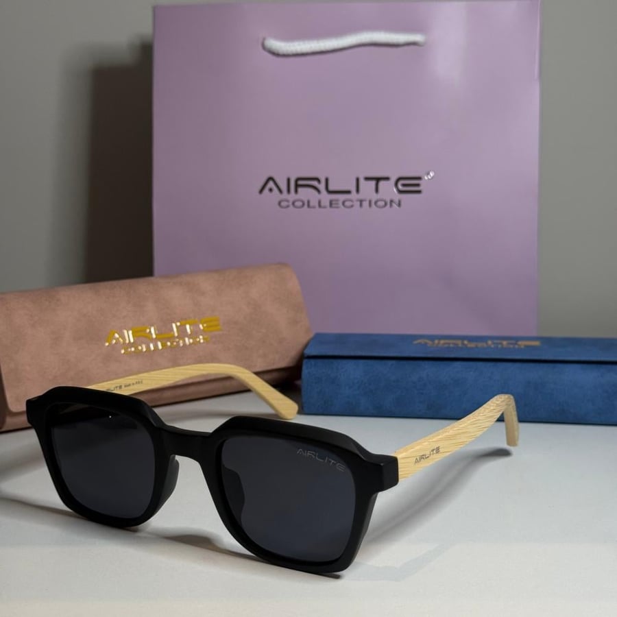 نظارة NOVA Black Wood من AIRLITE