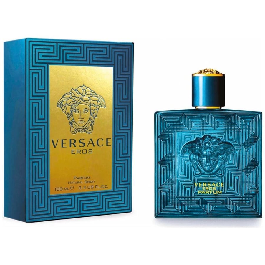عطر فرزاتشي ايروس الرجالي بارفيوم 100 مل Versace Eros Parfum زجاجة زرق