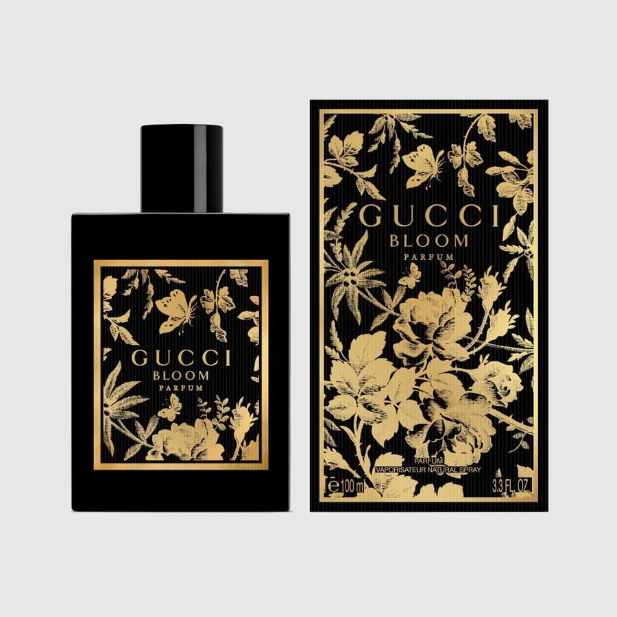 عطر قوتشي بلوم بارفيوم النسائي 100 مل Gucci Bloom Parfum زجاجة سوداء م