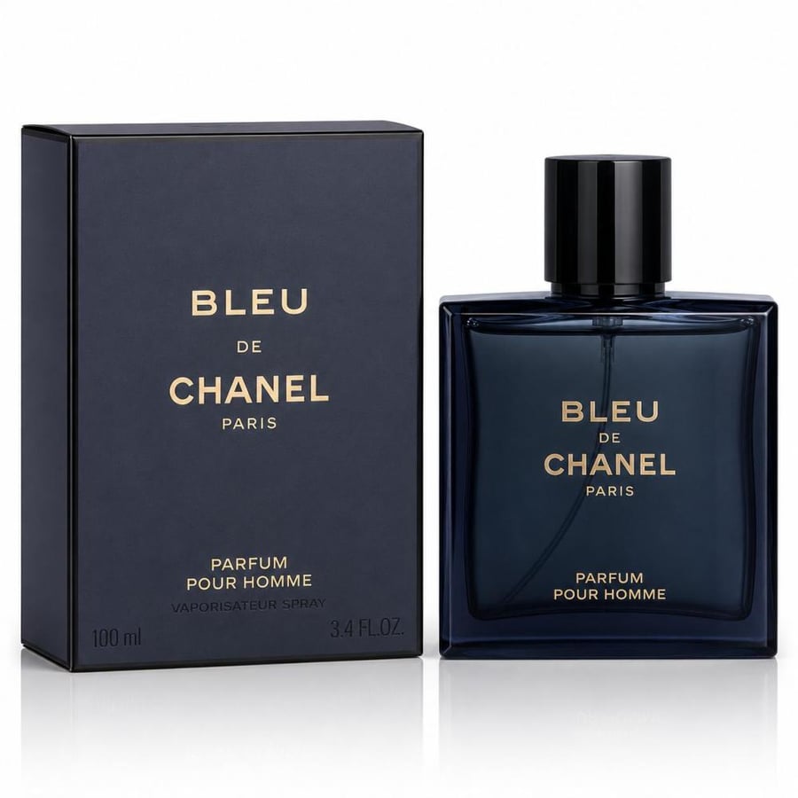 عطر بلو دي شانيل بارفيوم الذهبي رجالي 100 مل Bleu de Chanel Parfum