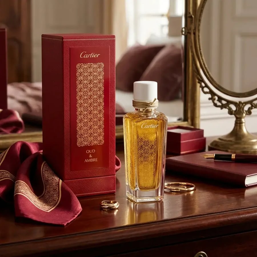 عطر كارتير عود اند عنبر بارفيوم للجنسين 75 مل
