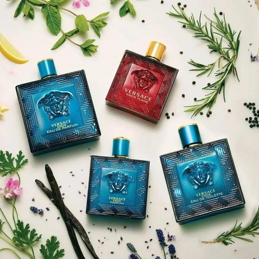 عطر فرزاتشي ايروس الرجالي بارفيوم 100 مل Versace Eros Parfum زجاجة زرق