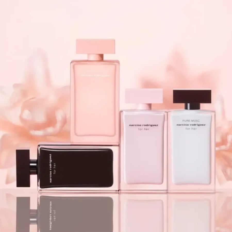عطر نارسيسو رودريغز فور هير مسك نود للنساء او دو بارفيوم 100 مل بزجاجة