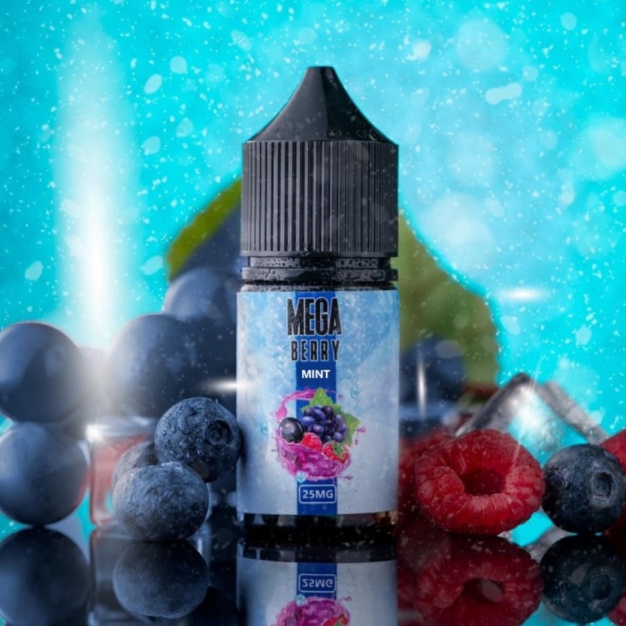 نكهة ميجا توت مكس منت سولت نيكوتين - MEGA BERRY MINT - Salt Nicotine