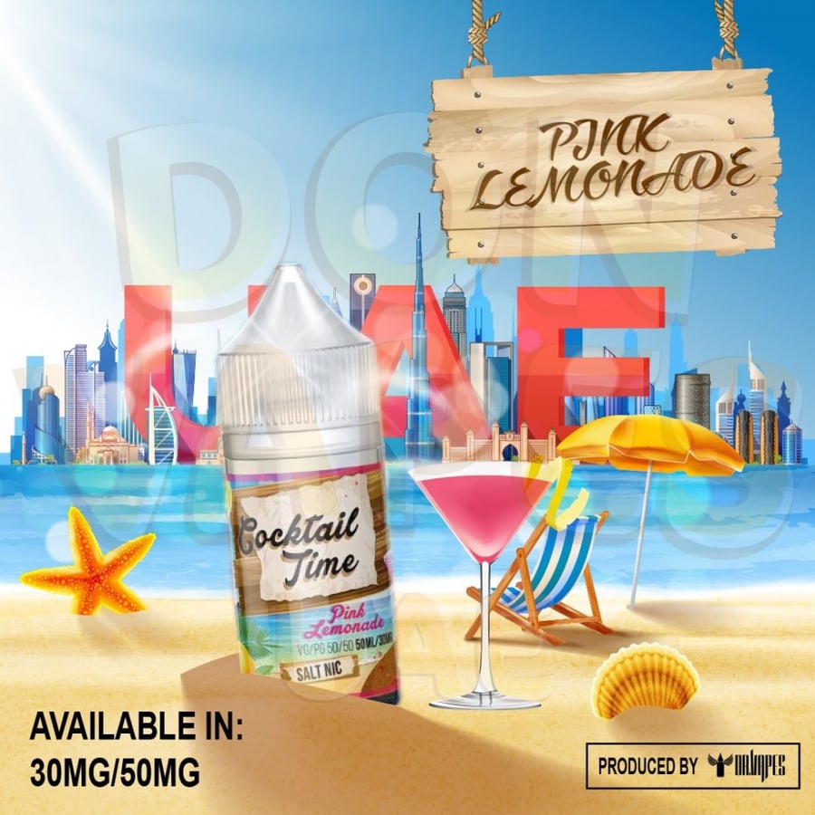DR VAPES - Cocktail Time Series Pink Lemonade -  Salt Nicotine